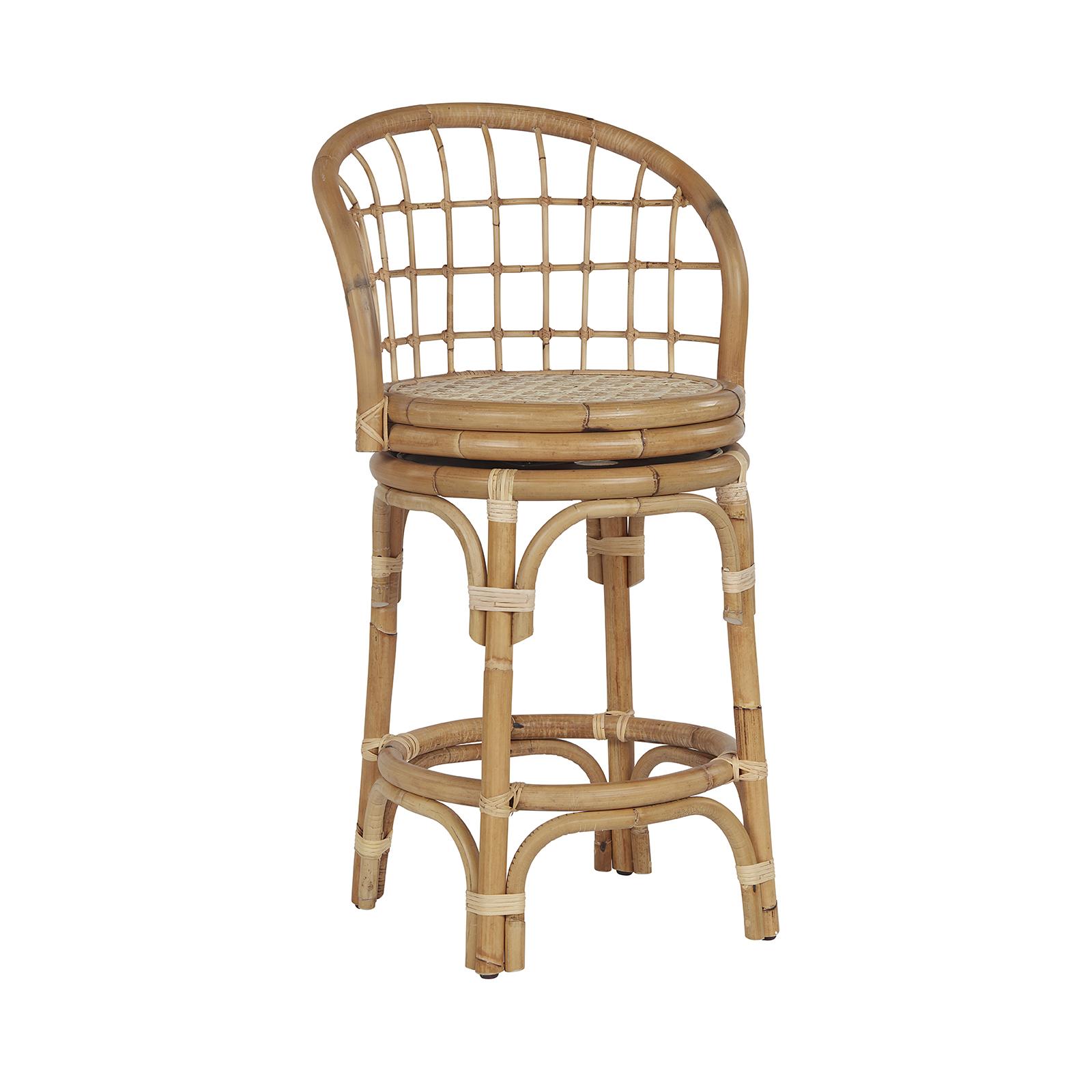 Rattan swivel counter stools with backs discount